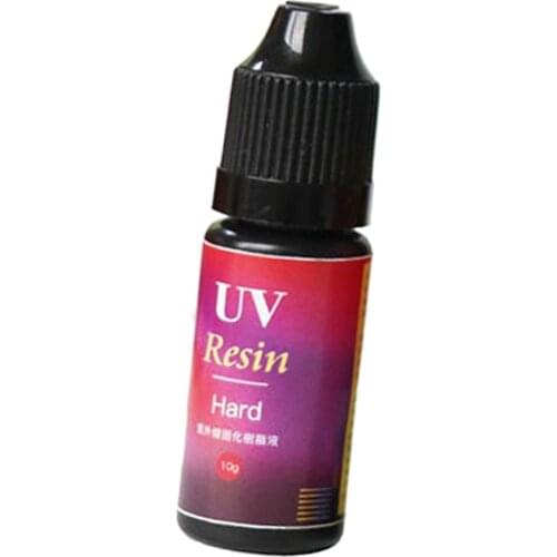 10g Clear Hard Type UV Curing Resin - UV & Solar Activated - UV Resin for DIY Jewellery Crafts, Casting, Coating,Craft & Jewelry