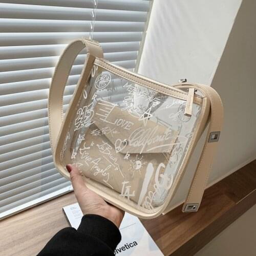 Transparent Design Small ABS Leather Crossbody Bags for Women 2021 Summer Trend Womens Branded Beach Shoulder Handbags