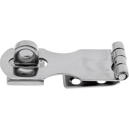 Heavy Duty Marine Cast Stainless Steel Safety Swivel Lock Hasp Latch Safety Swivel Lock Hasp/Latch Surface Mount