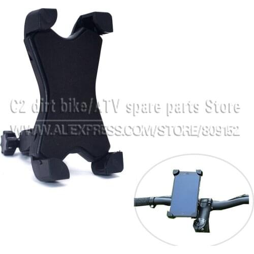 Universal Anti-Slip Bike Phone Holder on Mountain Bicycle Motorcycle Moto Bicycle Mobile Holder for Width 3.5-7inch Phone GPS