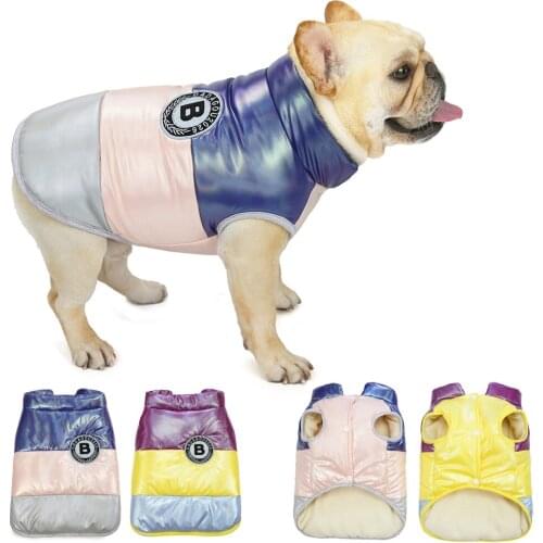 Waterproof Winter Small Dog Coat Jacket Padded Pet Super Warm Clothing 2020 Plush Costume Vest Apparel Chihuahua Cotton Clothes
