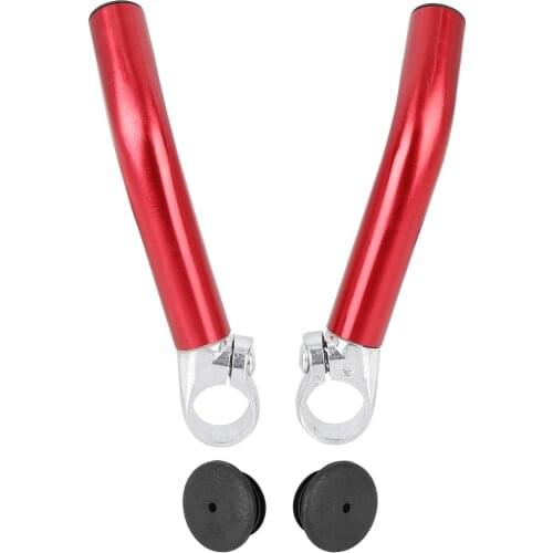 1 Pair Bicycle Handlebar End Grip With Bar Plug Aluminium Alloy Comfortable For 7/8" Road Bike Cycling Accessories