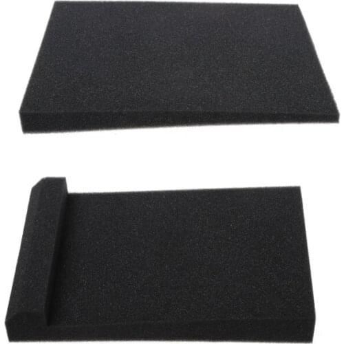 2 Pcs Sponge Studio Monitor Speaker Acoustic Isolation Foam Isolator Pads R9JF