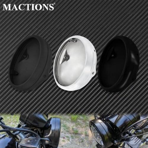 7" Motorcycle Outside Shell LED Headlight HeadLamp Housing Cover Bucket For Harley Touring FLHX Sportster XL883 1200 Dyna Custom