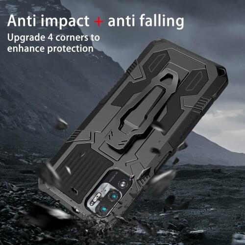 Strong Protection Belt Clip Case for Xiaomi Redmi Note 10T 5G 9S 9A 9T 10 10S 9C POCO M3 Pro F3 X3 NFC Magnetic Cover Capa