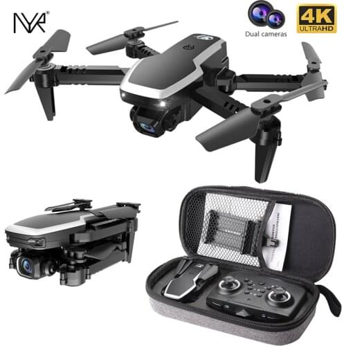 S171 Pro Fpv Mini Drone 4k HD Dual Camera Altitude Hold Coreless Motor Wifi 2.4G RC Quadcopter Foldable Drones Camera Toy Dron