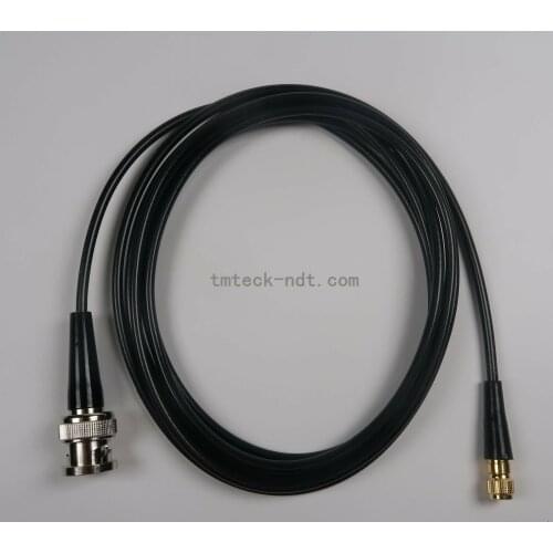 Equivalent MICRODOT TO BNC single UT connector cable of UT flaw detector