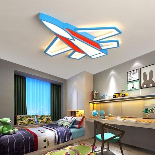 Creative airplane led ceiling light For Kid room Childrens room studyroom Modern led ceiling lights AC110V 220V ceiling lamp
