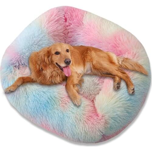 Square Dog Bed Warm Plush Cat Mat Super Soft Dog Beds For Large Dogs Puppy Bed House Nest Cushion Pet Product