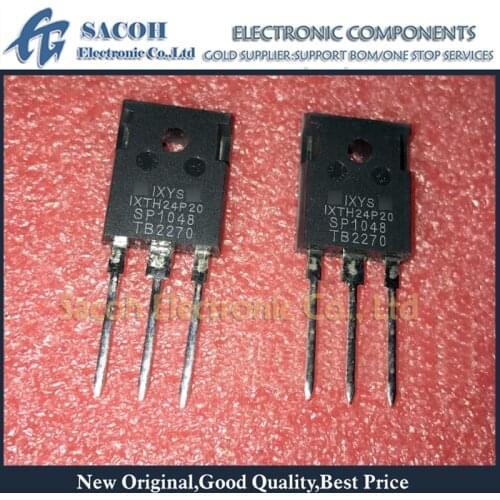 Free Shipping 10Pcs IXTH24P20 or IXTH26P20P or IXTH32P20T or IXTH36P15P or IXTH36P10 TO-247 24A 200V P-Channel Power MOSFET