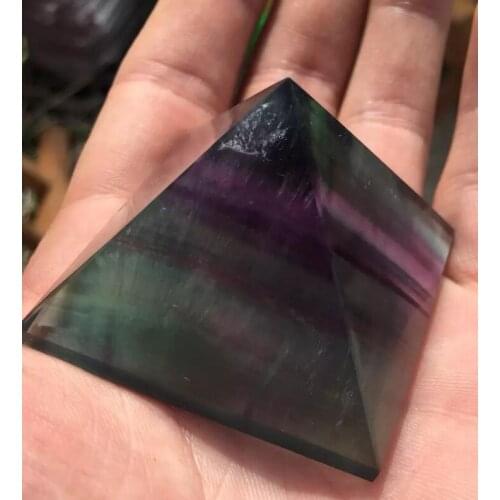 New natural fluorite crystal pyramid with colorful fluorite four pillars for home decoration