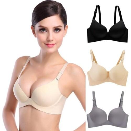 Sexy Plus Size ABC Cup Bras For Women Seamless Bra Push Up Wireless Lingerie Intimates Female Underwear