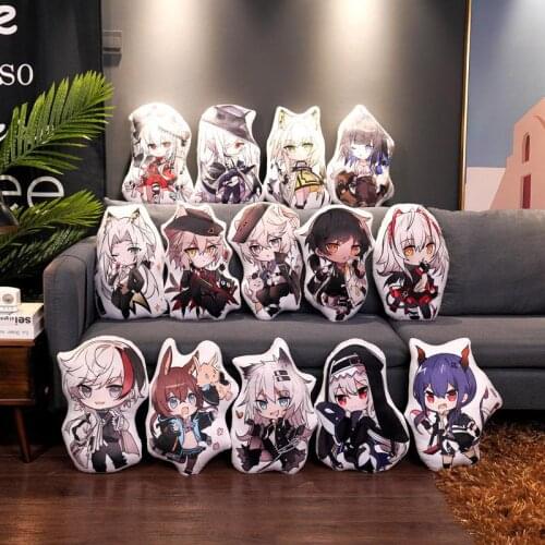 45cm Two Dimensions Arknights Anime Manga Game Peripheral Plushies Cartoon Kawaii Sofa Cushion Pillow Stuffed Plush Doll Toys