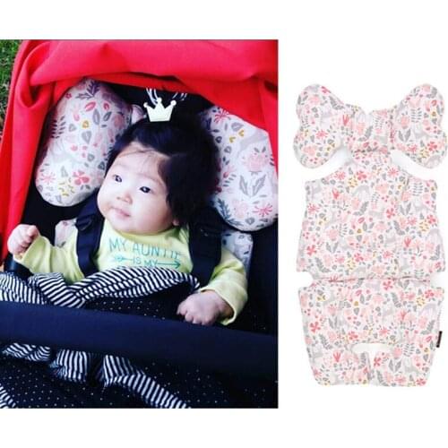 Baby Stroller Cushion Soft Cotton Shockproof Nursing Pillow for Newborn Infant Products Universal Crash Protect Pad Baby Bedding