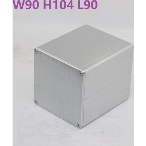 All Aluminum Brushed Aluminum Transformer Cover Aluminium Alloy Cattle Cover Red Shield 90*90*104mm