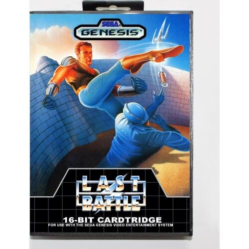 Last Battle with Retail Box 16bit MD Game Card For Sega Mega Drive/ Genesis