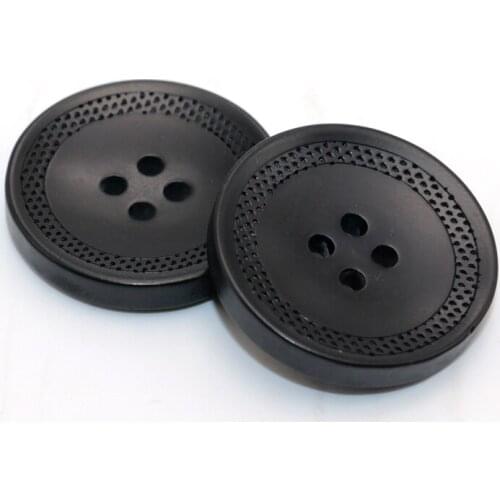 Free shipping 30pcs/lot Retro black cloth coat lining sweater dress buttons High-grade suit pants shirt resin buttons for women