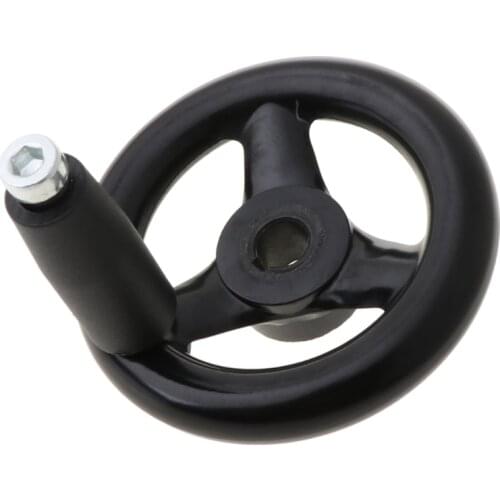 3.9" Diameter Hand Wheel w/ Revolving Handle For Milling Machine K0AB