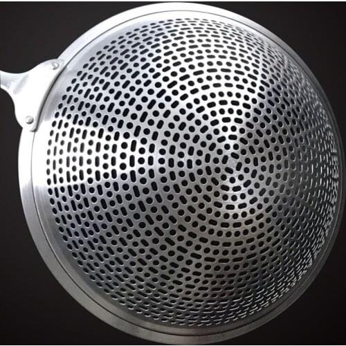 Mesh strainer304 stainless steel colander, thickened large fishing spoon, household kitchen strainer, fried noodle dumplings