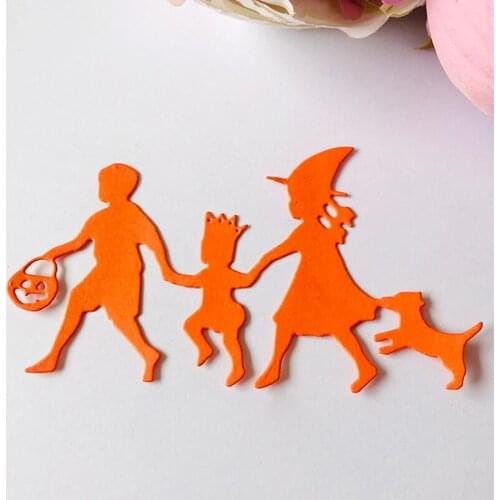 Halloween girl Metal Cutting Dies Scrapbooking Mold Stencil Die Cuts Card Making DIY Craft Embossing New Dies For 2020