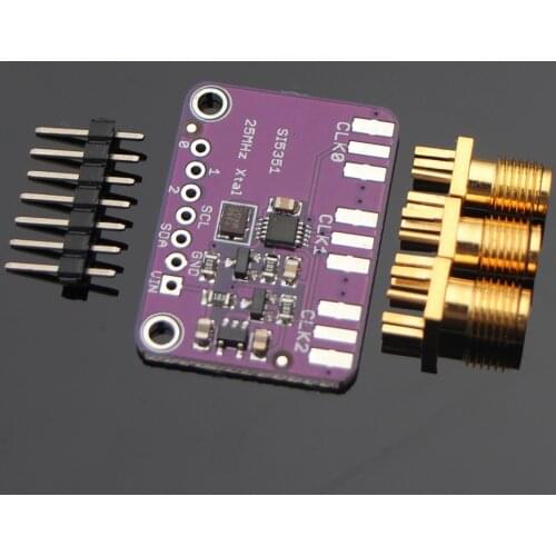 Si5351A I2C 25MHZ Clock Generator Breakout Board 8KHz to 160MHz for Arduino
