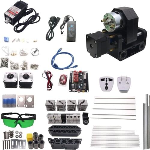 TZT Mini CNC 3018 PRO Laser 500mw Engraving Machine PCB Milling Woodworking Station