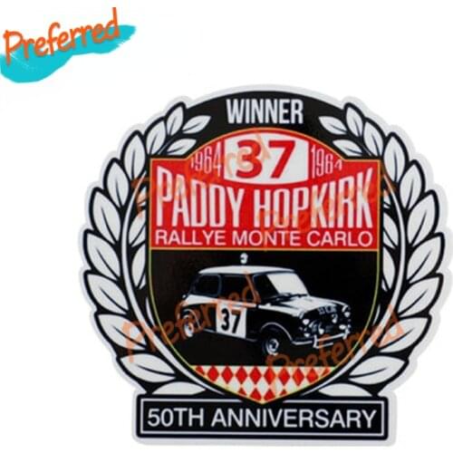 Retro Creativity Mini Cooper Personalized Custom Badge Car Sticker Motorcycle Helmet Decal High Quality Vinyl Waterproof PVC
