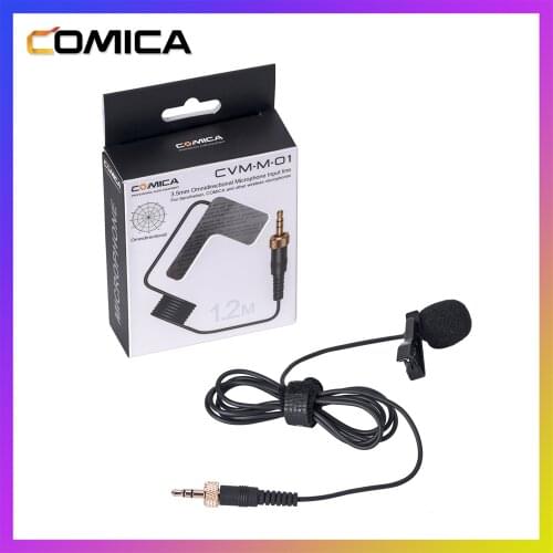 Comica CVM-M-O1 Omnidirectional Lavalier Lapel Microphone for Comica S ennheiser and Other Wireless Transmitter (3.94ft)