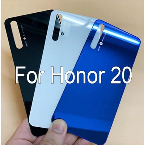 100% Original For Huawei Honor 20 Battery Back Rear Cover Door Housing For Huawei Honor 20 Repair Parts Honor20 Replacement