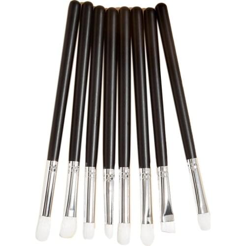 8Pcs Professional Makeup Brushes Set Powder Blush Foundation Eyeshadow Make Up Fan Brushes Cosmetic Sets