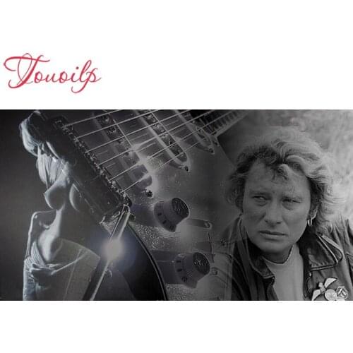 TOUOILP Johnny Hallyday 5d Diamond Painting Full 5d Diamond Embroidery Sale Cross Stitch Kit Rhinestones Mosaic Garden Decor