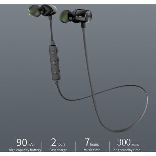 WT30 Call Function Voice Control Neckband Earphone Wireless Magnetic Sport Bluetooth Headphone Handsfree No Delay Headset
