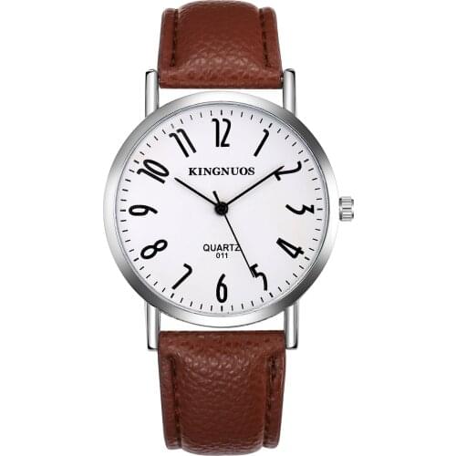 2021 Korean Casual Business Belt Mens Waterproof Watch Classic Couple Men And Women Watch Ultra-thin Watch FoR MAN Relogio Masc