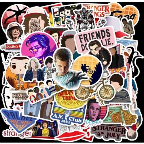Kpop Stickers 50PCS American Drama Character Suitcase Stickers Graffiti Stickers Notebook Stickers Stationery Stickers MTZ067-67