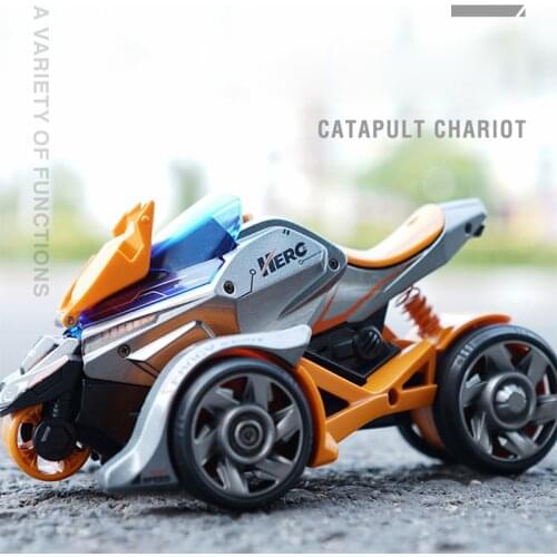 1:32 Model Alloy Stunt Car Diecast M5222 Launched Drift 2-in-1 Motorcycle Chariot Pull Back Electric Vehicle Toys for children