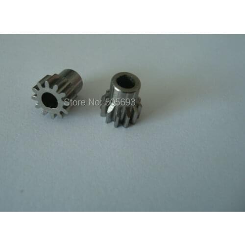 New product stainless steel 0.5 Mould spur gear with 12 teeth with hub and D-shaped hole for cnc machine 10pcs a pack