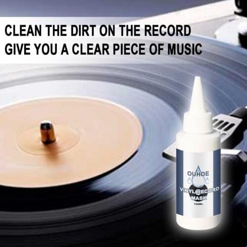 Vinyl Record Cleaner Deep Cleaning Of Grooves Slits Absorption Of Players And For Record Professional Cleaner Strong Dust O5U1