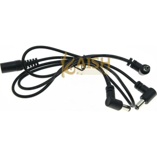 KAISH 1 To 3 Guitar Effect Pedal Power Supply Splitter Cable Daisy Chain for Pedals