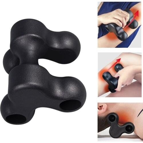 Portable Neck Massage Pillow Fitness Back Arm Leg Foot Hip Massage Muscle Relaxation Home Office Health Care Tools Black