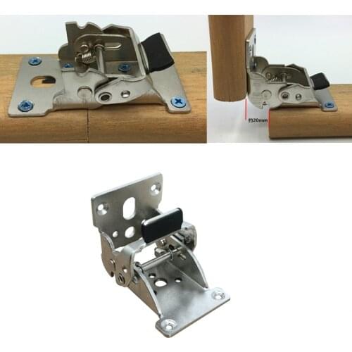 90 180 Degrees self-locking folding hinge table extension connector Cabinet Hinges Furniture lift support Hardware Accessories