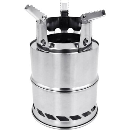Detachable Open Flame Oven Camping Barbecue Stoves Round Portable Mini Stove
