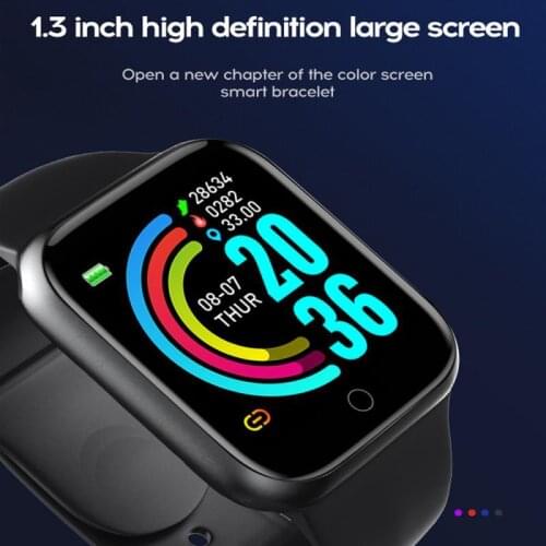 Smart Watch Wristband Sports Fitness Blood Pressure Heart Rate Call Message Reminder Android IOS Pedometer Wristwatch