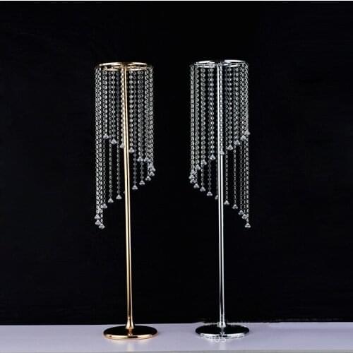 Wedding aisle road leads crystal pillar Wedding Centerpieces 115cm