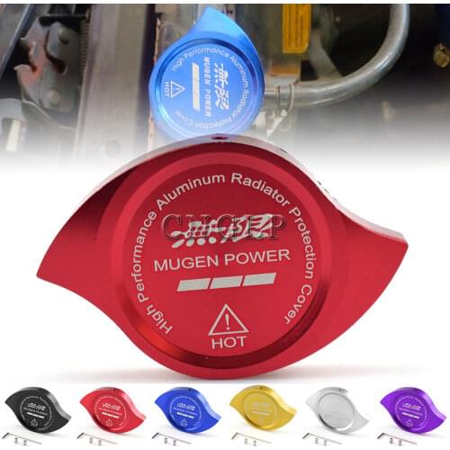 Universal Power Radiator Cap Cover Fit For HONDA Accord Civic CR-V CR-Z CRX MUGEN ACURA CL CSX ILX MDX NSX Car Tank Cover