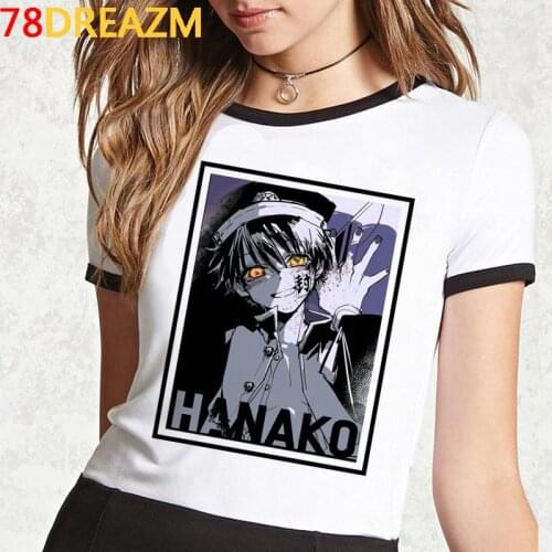 Toilet Bound Hanako Kun summer top women white t shirt kawaii aesthetic japanese vintage t shirt t-shirt couple clothes ulzzang
