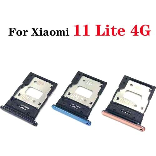 20PCS For Xiaomi Mi 11 Lite 4G 5G Sim Card Reader Holder Sim Card Tray Holder Slot Adapter