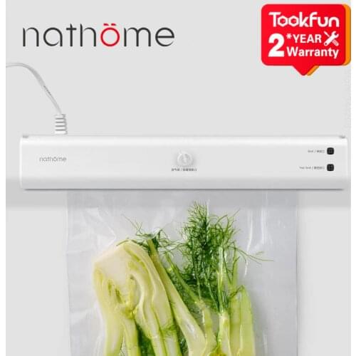 2020 NEW NATHOME Vacuum Food Sealers Automatic Vacuum Packing Machine packer bags degasser Kitchen Sealing packaging
