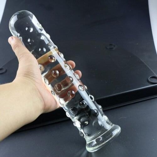 3 Kinds of Large Size Crystal Glass Dildo Simulation Penis Female Masturbation Toy Vagina G Point Stimulation Massage Plug Toys