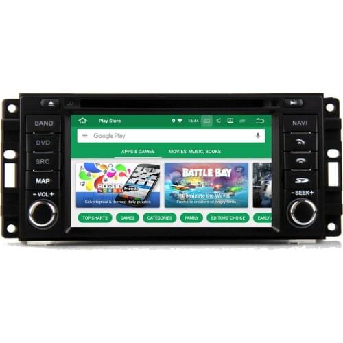RoverOne Android 8.0 Octa Core Car Radio DVD GPS Navigation For Dodge Magnum RAM 1500 2500 3500 4500 Nitro Caliber Caravan