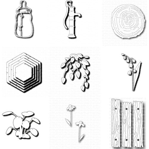 CH 2021 New Arrival Baby bottle Metal cutting dies stencil Greeting Card Decoration DIY Scrapbooking Scrapbook Paper Photo Album